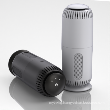 intelligent three mode low noise USB home car air purifier with hepa filter for kill virus